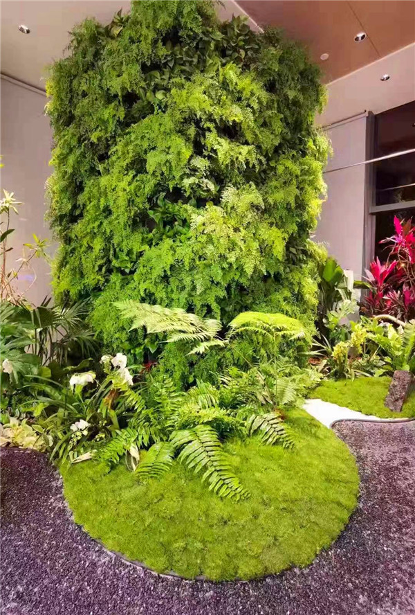 立柱造景植物墻